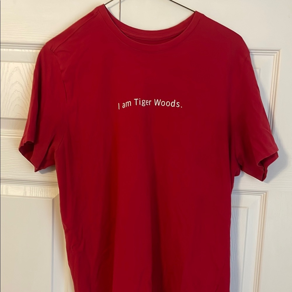 Red Nike ‘I am Tiger Woods’ shirt XL